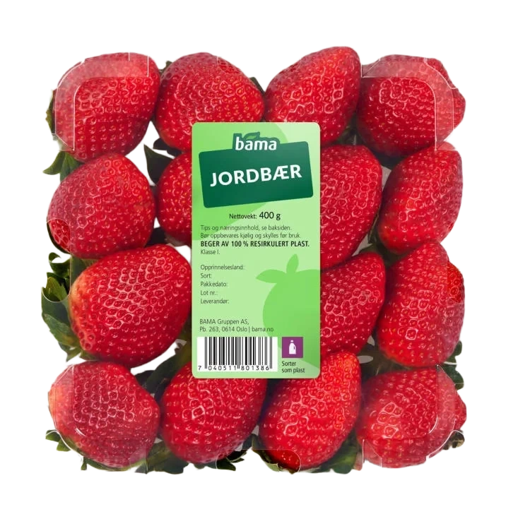 Jordbær 400g Import