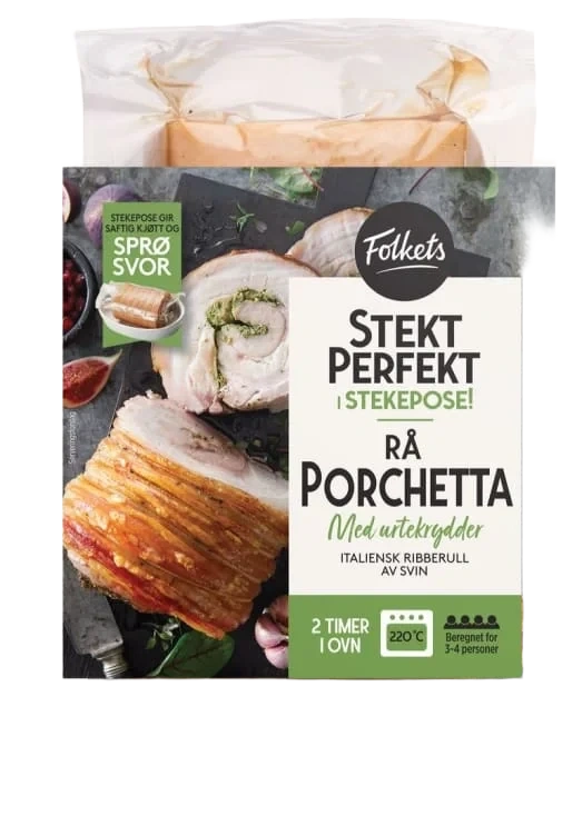 Svin Porchetta Stekepose Ca1,3kg Stekt Perfekt