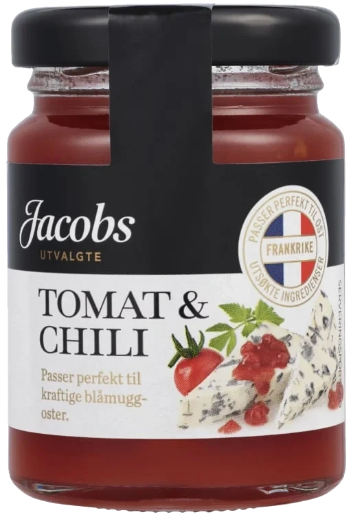 Syltetøy til Ost Tomat&Chili 110g Jacobs