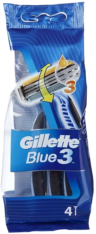 Gillette engangshøvel blue3 4pk