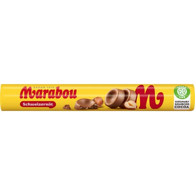 Mjölkchokladrulle Schweizernöt