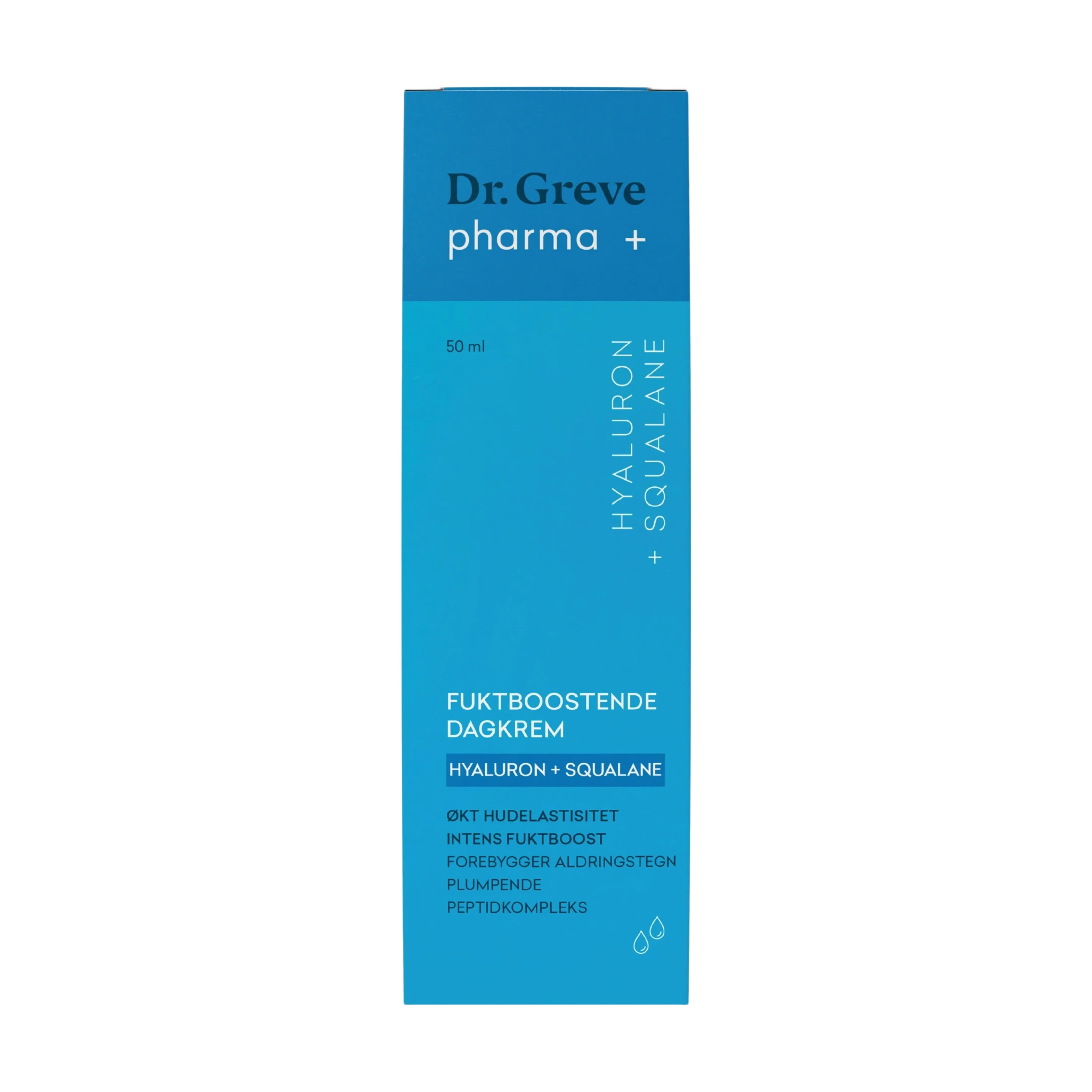 Dr. Greve Pharma Hyaluron + Squalane Fuktboostende Dagkrem, 50 ml