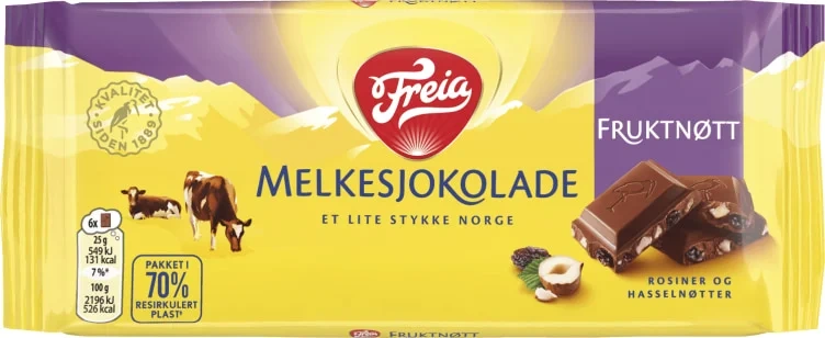 Fruktnøtt 100g Freia