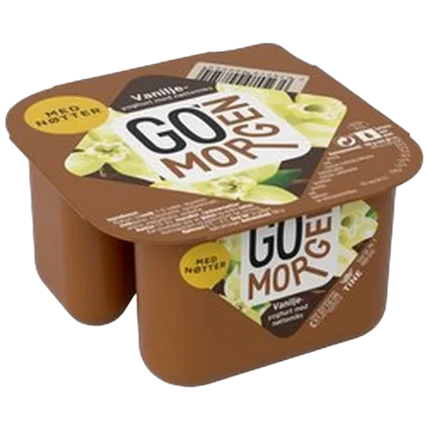 Go morgen yoghurt vanilje/nøtter 190g