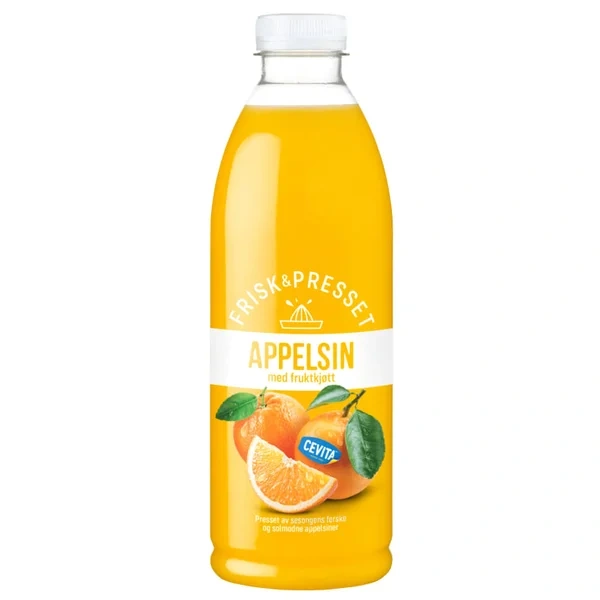 Appelsinjuice m/Fruktkjøtt 1l Cevita