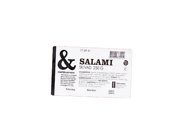 Salami skivad