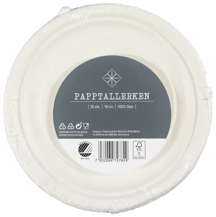 Pappasjett 18cm  25stk