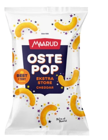 Maarud Ostepop Cheddar 175g
