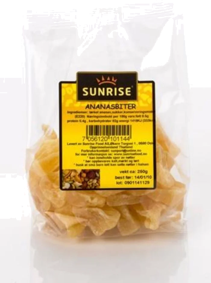 Sunrise Ananasbiter 195g