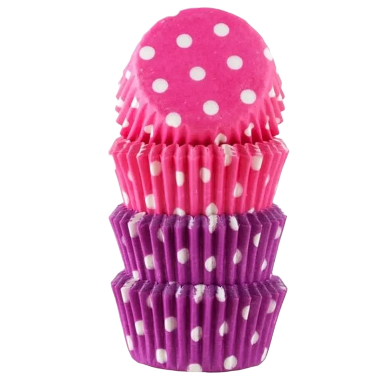 Muffinsform Mini Polka 100stk Cacas