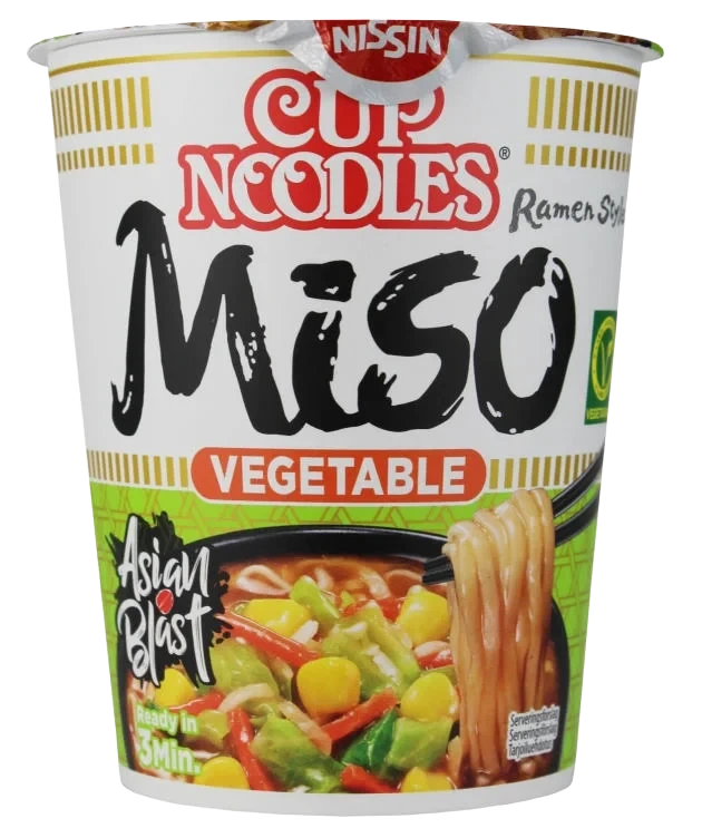Nudler i Kopp Miso 67g Nissin