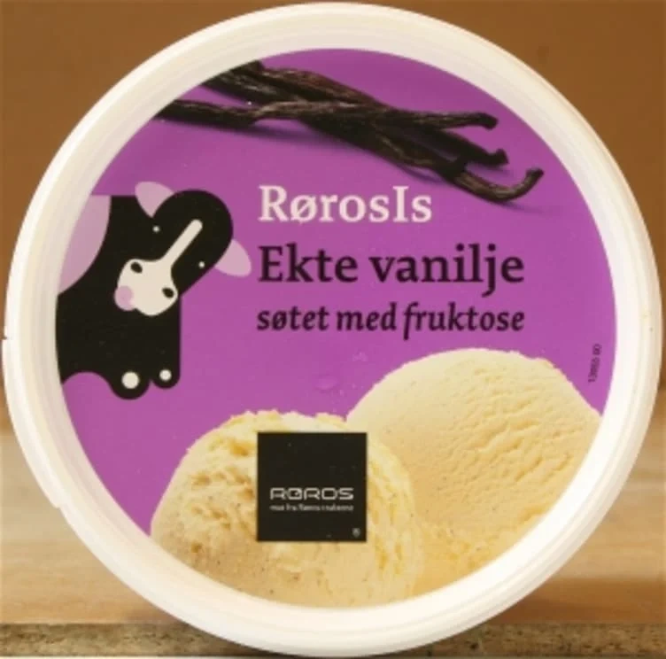 Vaniljeis Fruktose 0,5l Galåvolden