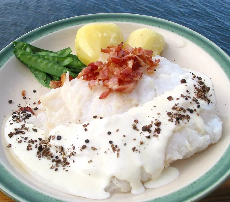 Lutfisk av långa MSC fryst