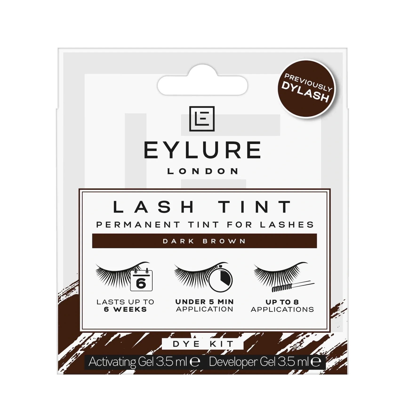 Eylure Lash Tint Permanent Lash Color Dark Brown