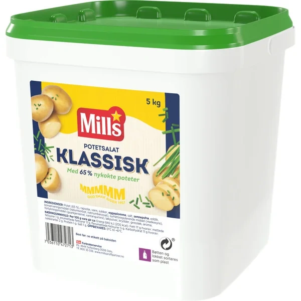 Potetsalat Klassisk 5kg Mills