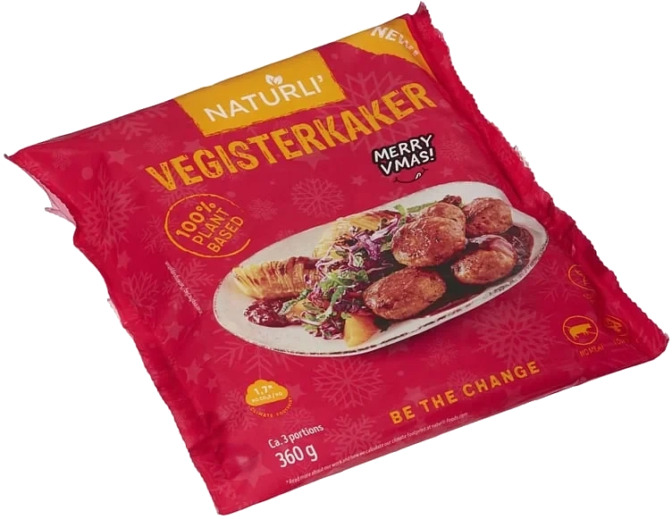 Naturli' vegisterkaker  360g