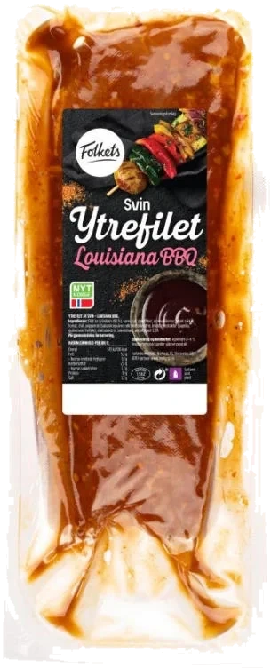 Svin Ytrefilet Louisiana Ca500g Folkets