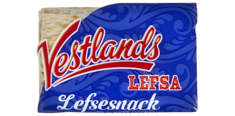 Vestlandslefsa Lefsesnack 2pk 70g