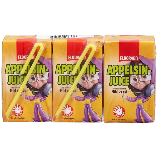 Appelsinjuice 3x250ml Eldorado