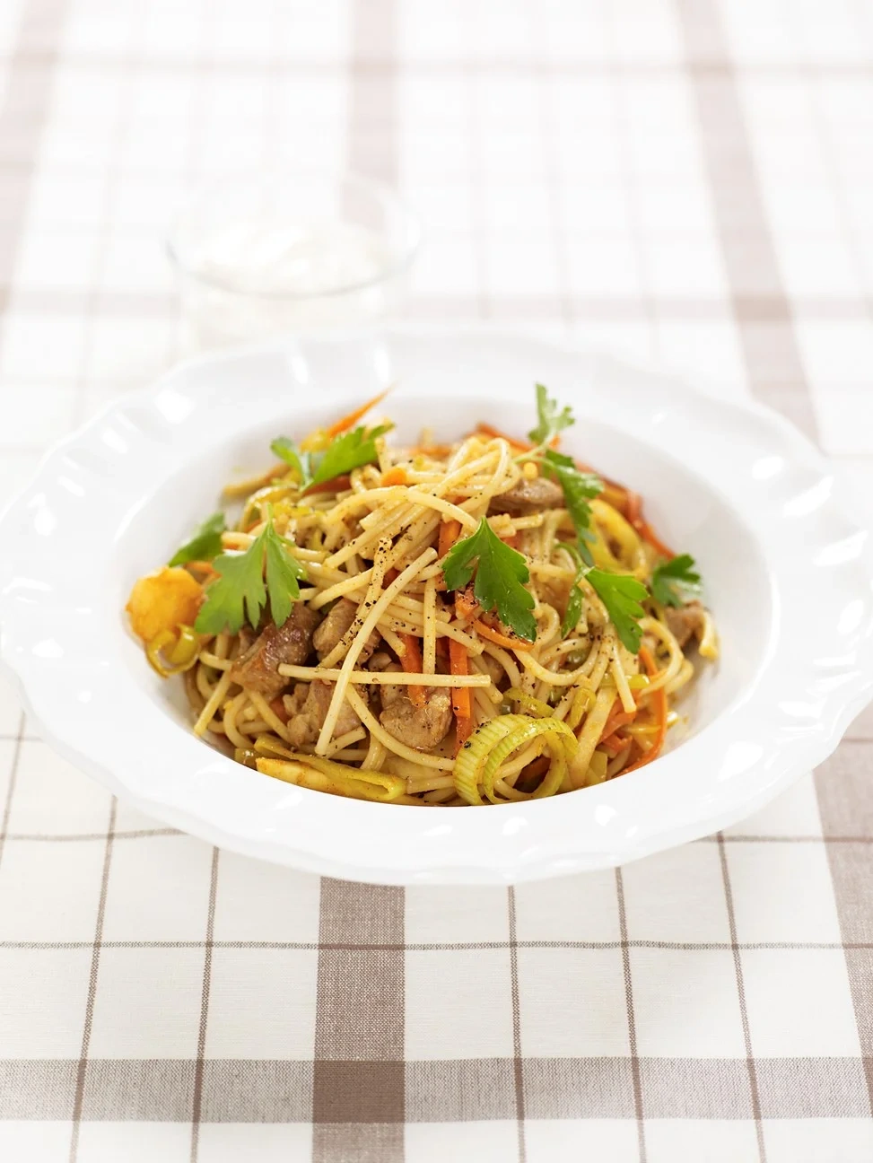 Pasta Kort Spaghetti Vit Fiber