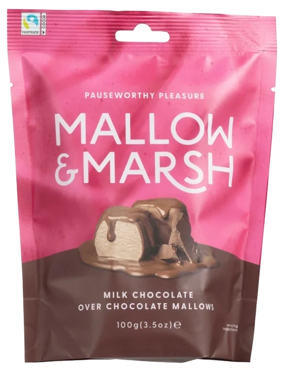 Marshmallows Sjokolade 100g Mallow&Marsh