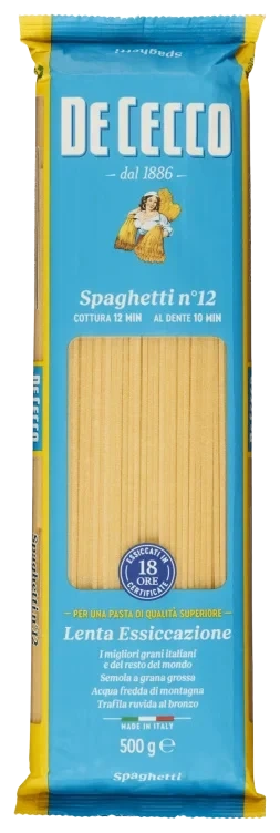 Spaghetti 500g De Cecco
