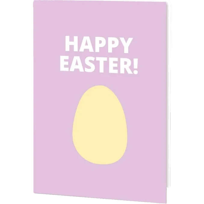 Kort Happy Easter Ljuslila