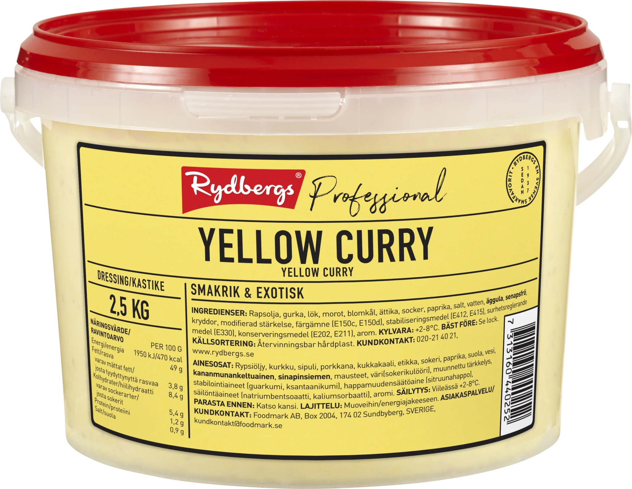 Yellow Curry dressing