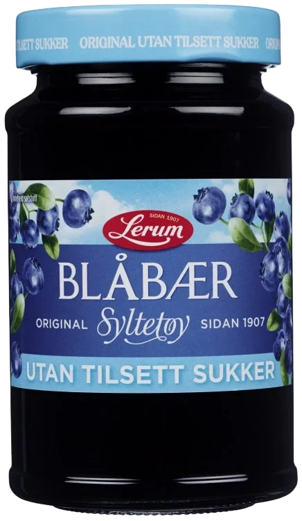 Blåbær Original Utan Tilsett Sukker 435g