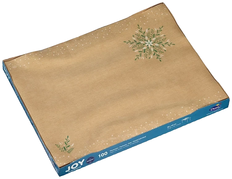 Bordbrikke dunicel natural charm 30x40cm   100stk