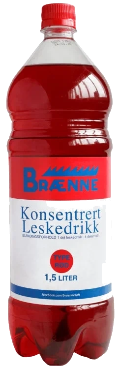 Type Rød 1,5l flaske Brænne