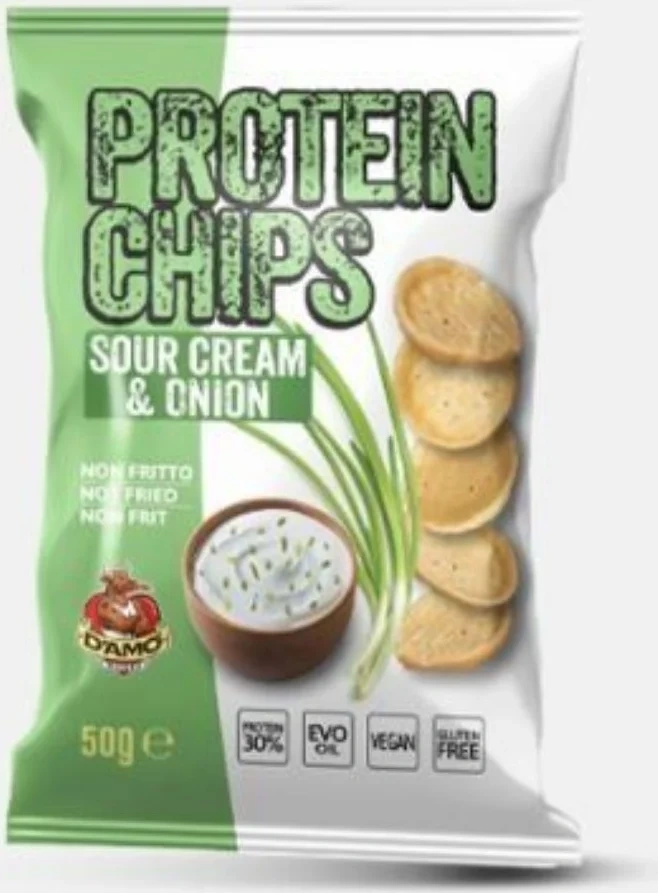 Damo Protein Chips Sour Cream & Onion 50g