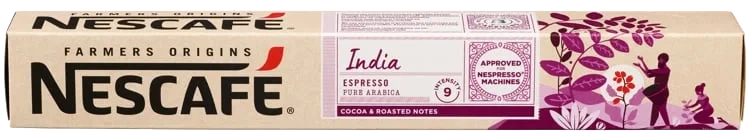 Nescafé Farmers Origins India Kapsler X10 53g