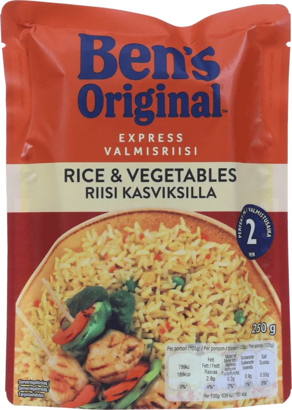 Bens Ris med Grønnsaker 250g