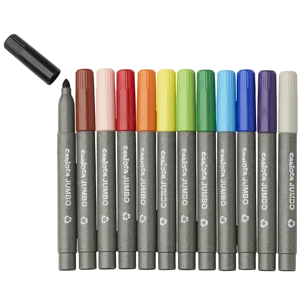 Tusjer Eco Broad Lekolar 12 Stk/pk