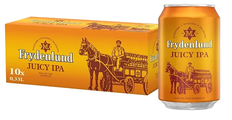 Frydenlund Juicy Ipa 0,33lx10 boks