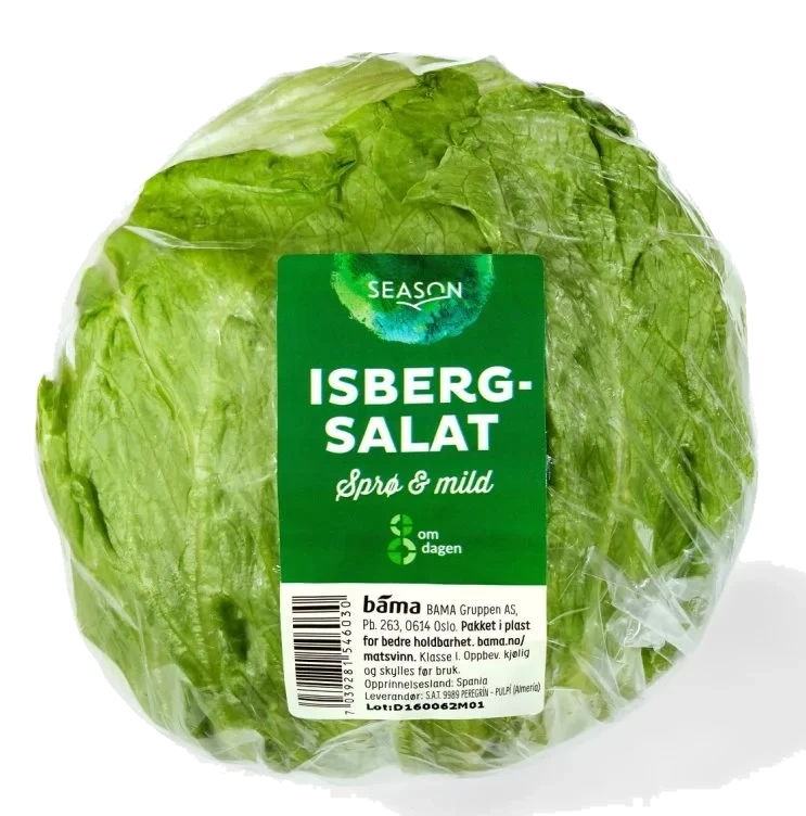 Isbergsalat stykk