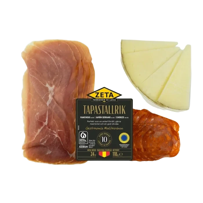 Tapastallrik med Manchego 118g Zeta