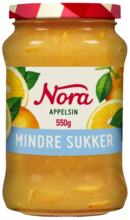 Appelsinmarmelade lett   550g