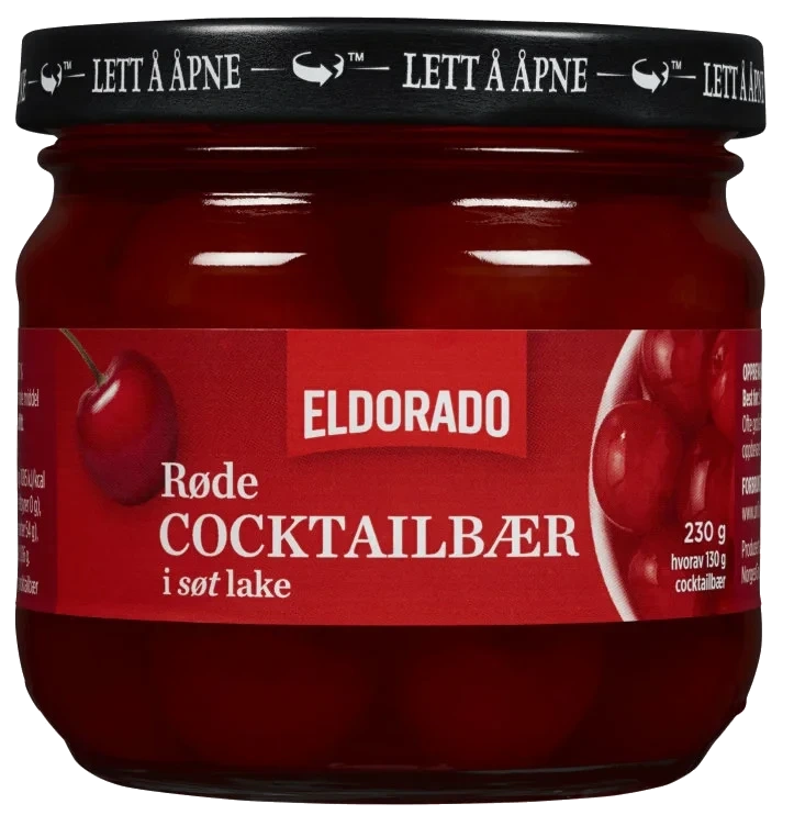 Cocktailbær Røde i Lake 230g Eldorado