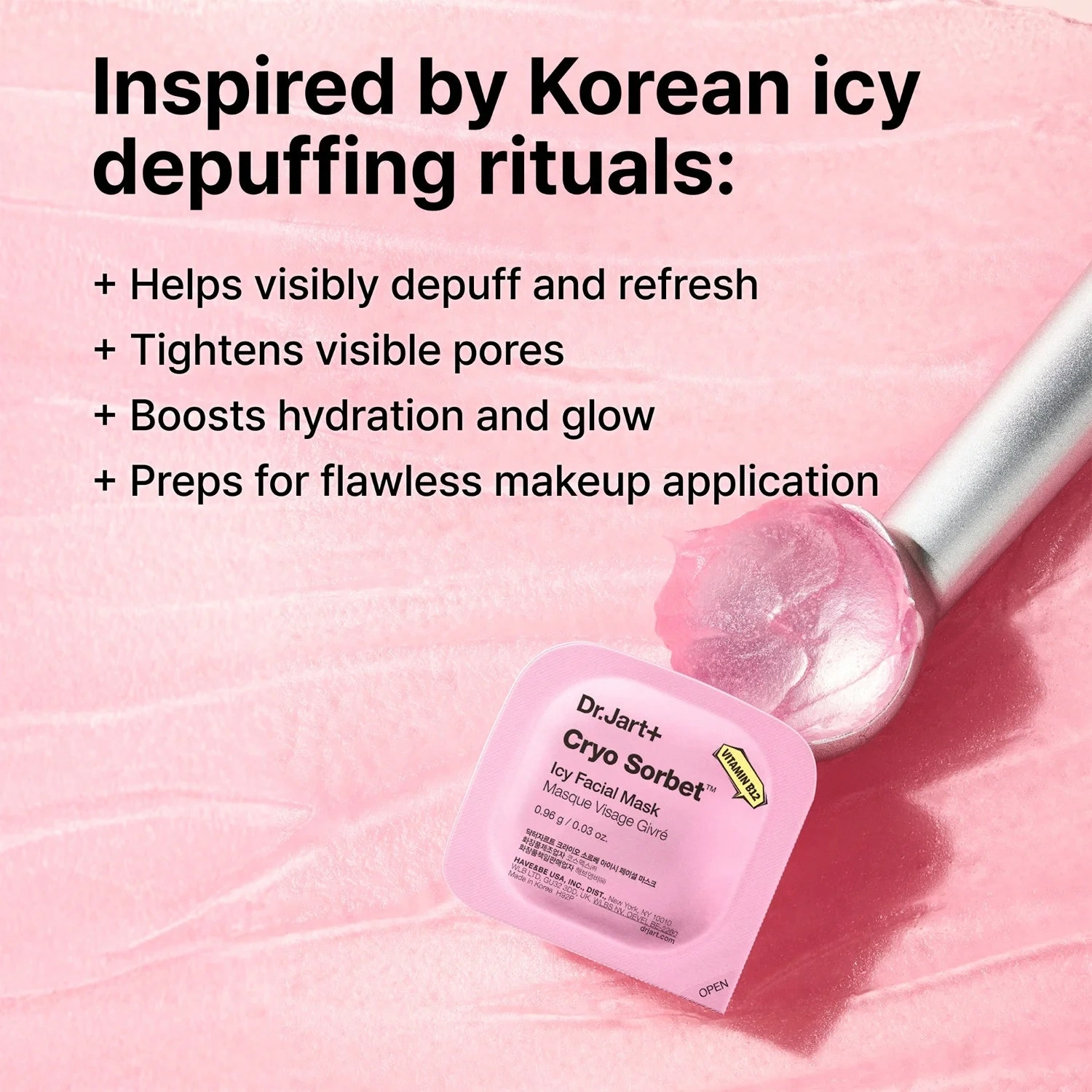 Dr.Jart+ Cryo Sorbet Icy Facial Mask