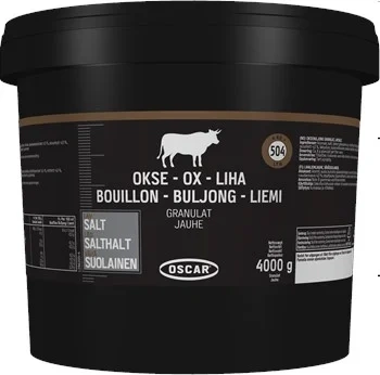 Oxbuljong granulat Lättsaltad
