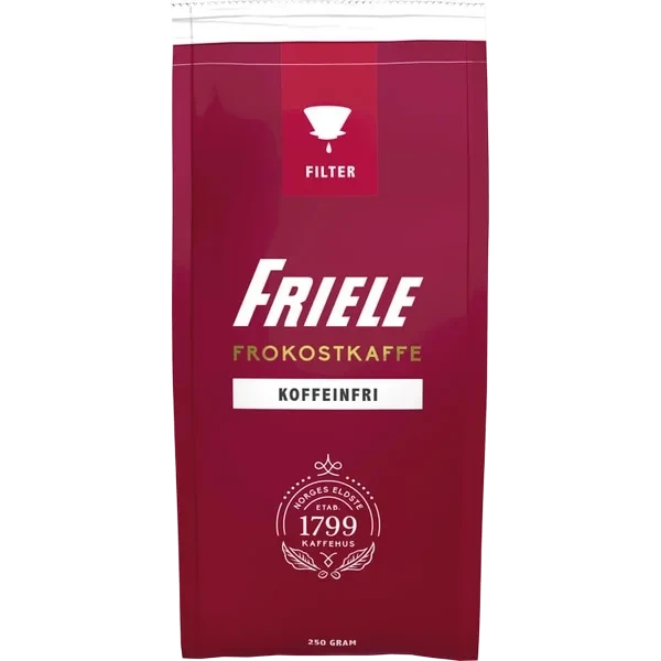 Frokostkaffe koffeinfri filtermalt  250g