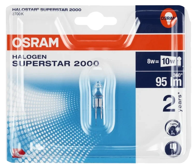 Halogenpære Halostar 7w 12v G4