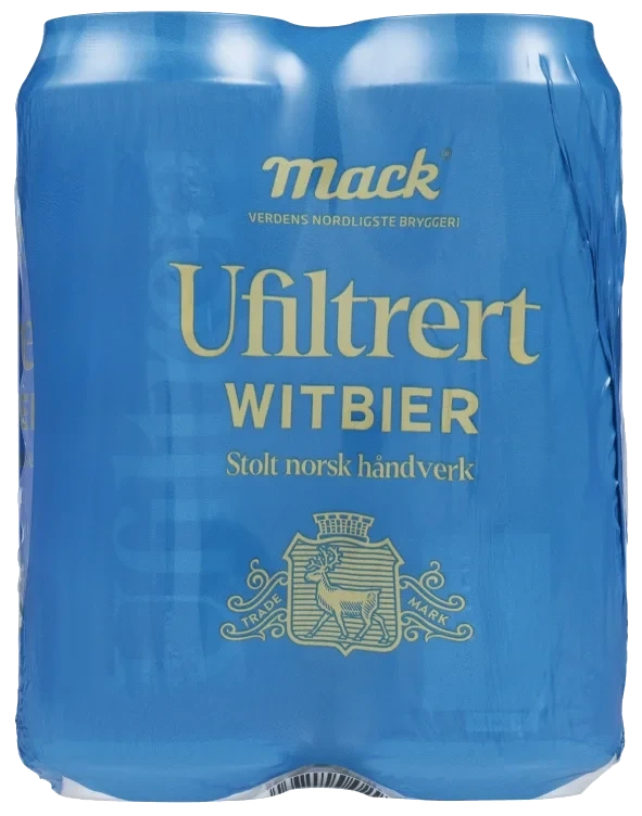Mack Witbier Ufiltrert 0,5lx4 boks