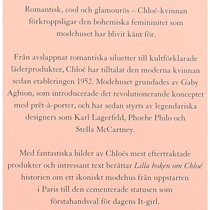 Bok: Lilla Boken Om Chloé