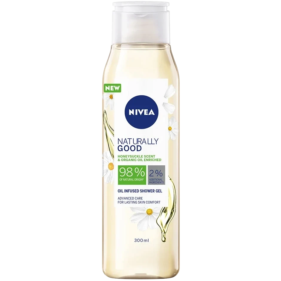 Nivea Shower Naturally Good Honeysuckle 300ml