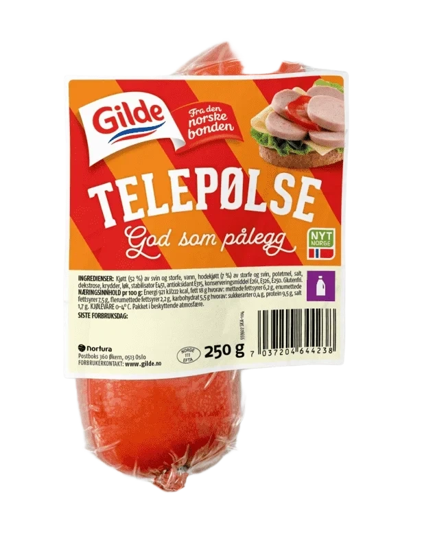 Gilde Telepølse 250g