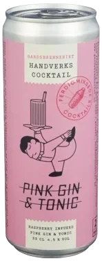 Gardsbrenneriet Handverkscocktail Pink Gin Tonic 33cl 4,5%