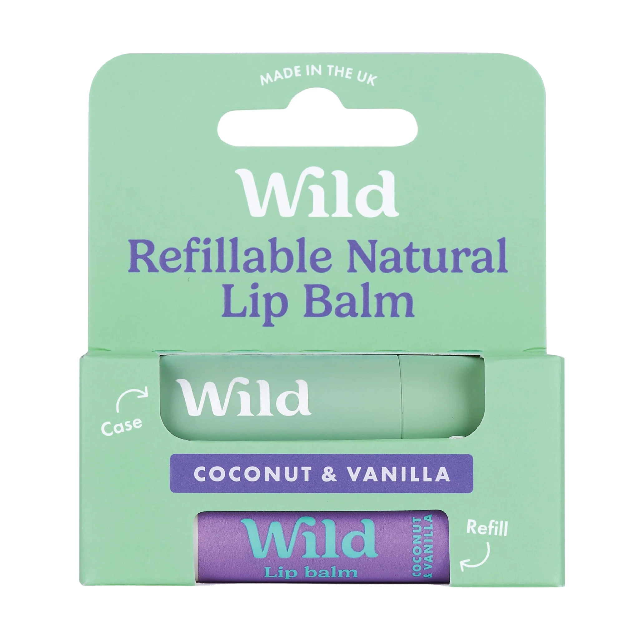 Wild Lip Balm Coconut Vanilla, 4,5 g